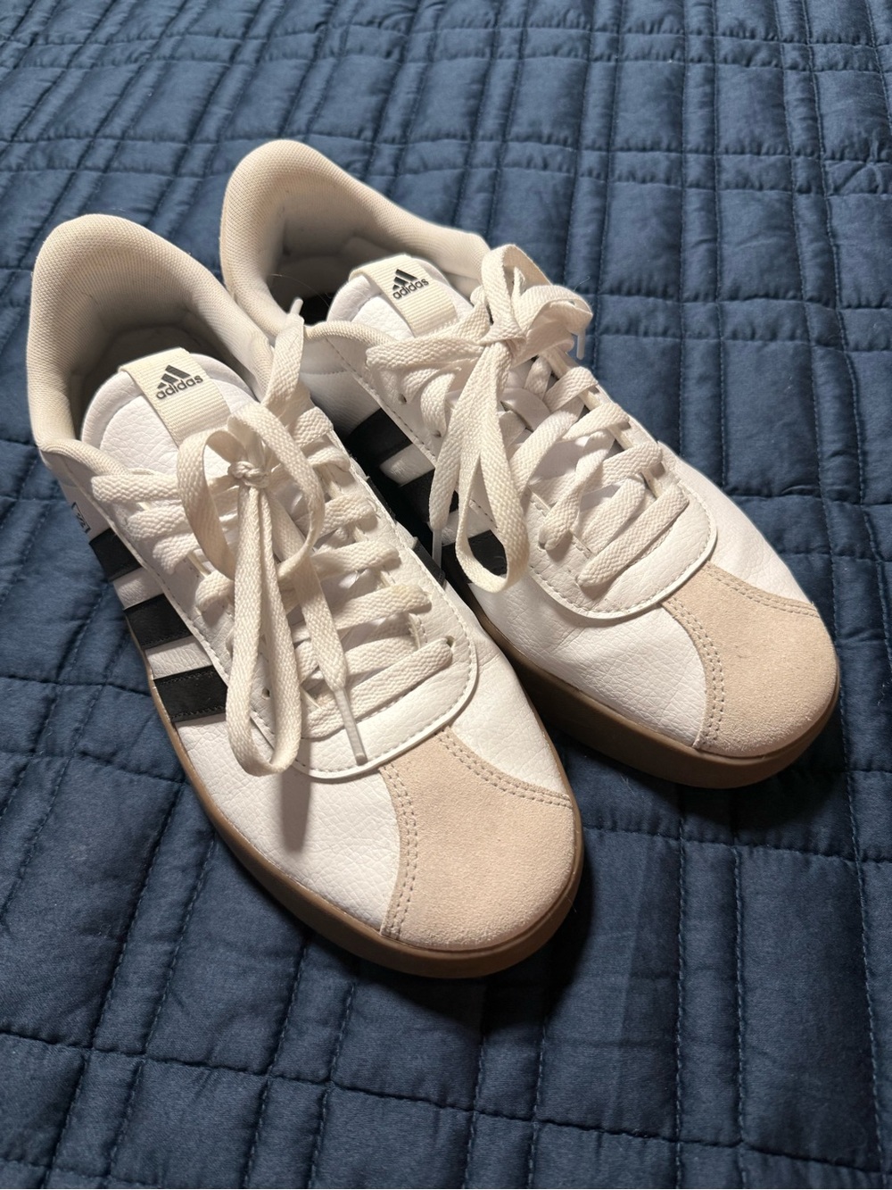 adidas White and Black women’s VL court 3.0 sneakers